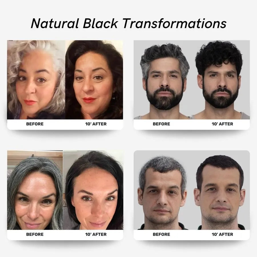 Instant Dye Shampoo, Black