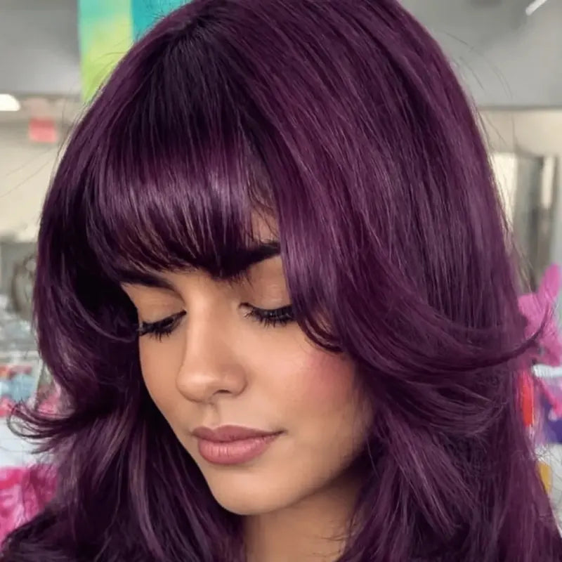 Before and after with Polar Purple