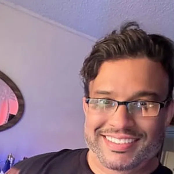 Edward A. after using Polar: dark hair
