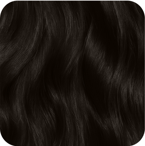 Close-up of black hair with a dark background