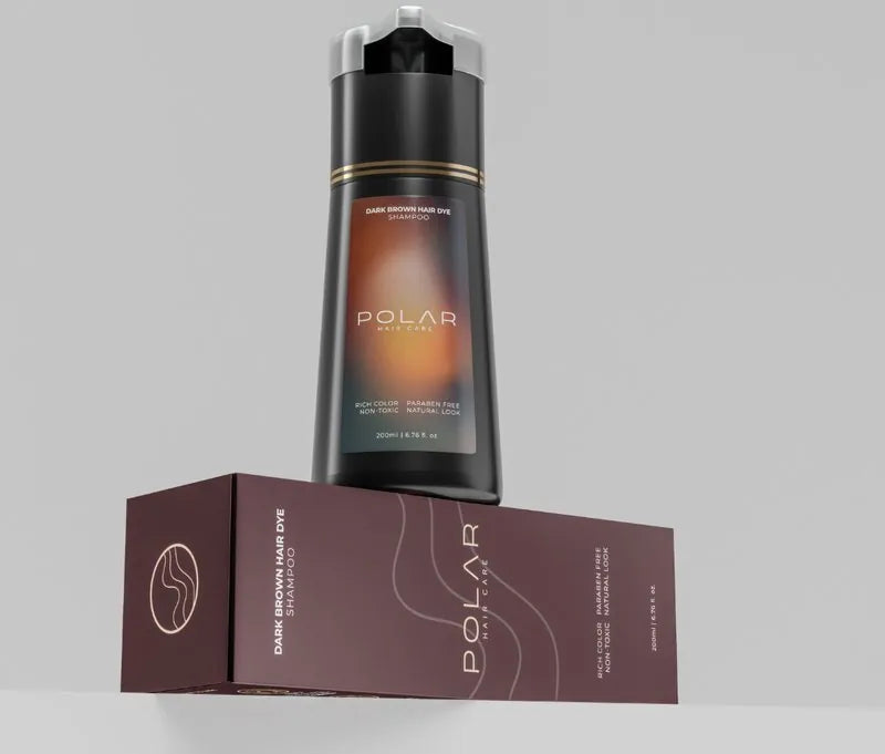 Polar Instant Dye Shampoo bottle and box